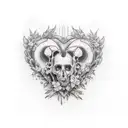 amor fati tattoo design idea