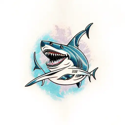 Shark Tattoo PNG Transparent Images Free Download | Vector Files | Pngtree