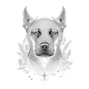 Rhodesian Ridgeback  tattoo design idea