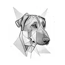 Rhodesian Ridgeback  tattoo design idea
