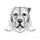 Rhodesian Ridgeback  tattoo design idea