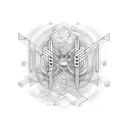 musical neural network  tattoo design idea