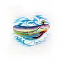 eel tattoo design idea