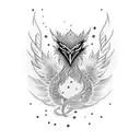 firebird  tattoo design idea