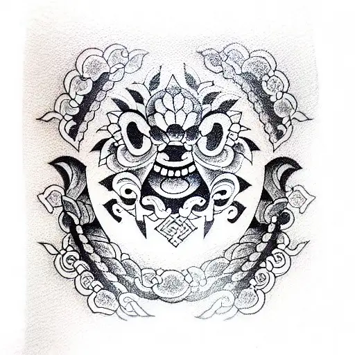 Русская девушка tattoo design idea