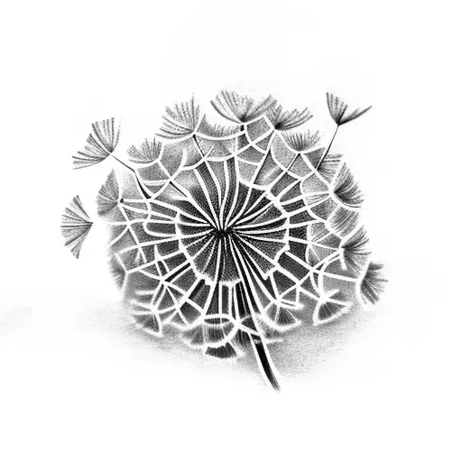 Dandelion tattoo design idea