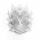 yggdrasil tattoo design idea