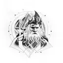 odin tattoo design idea