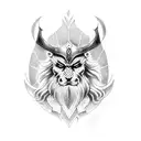 odin tattoo design idea