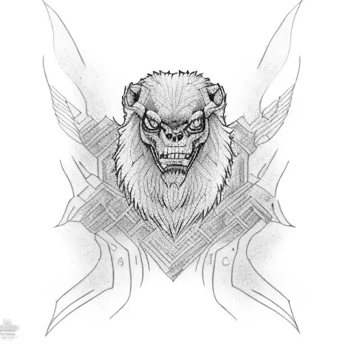 Brock lesner tattoo design idea