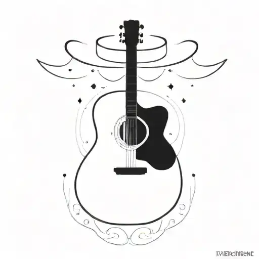 country music tattoo design idea