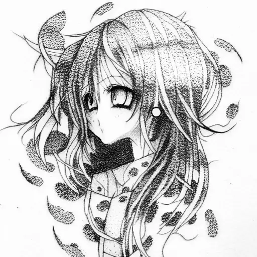 Anime tattoo design idea