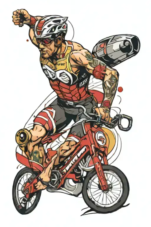 triathlon ironman triathlon tattoo design idea