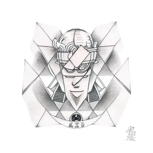 oyasumi punpun in rectangle tattoo design idea