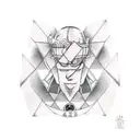 oyasumi punpun in rectangle tattoo design idea