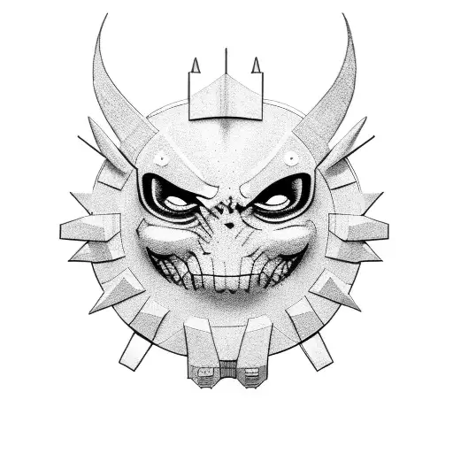 netflix show money heist made into a video game tattoo design idea