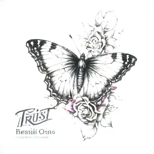 trust no one tattoo design idea