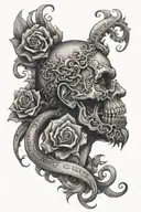 only god can judge me I tattoo design idea