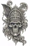 only god can judge me I tattoo design idea