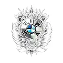 bmw tattoo design idea