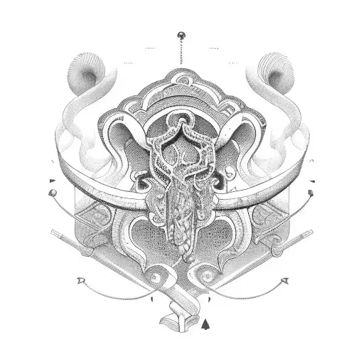 143 in roman numbers tattoo design idea