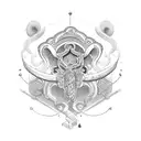 143 in roman numbers tattoo design idea