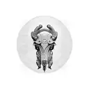 143 in roman numbers tattoo design idea