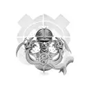 143 in roman numbers tattoo design idea