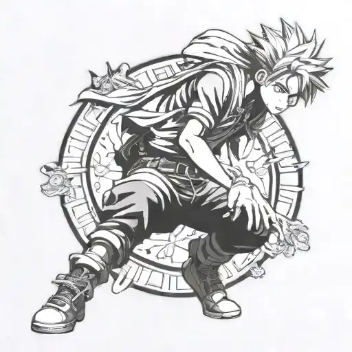 anime hunter x hunter tattoo design idea