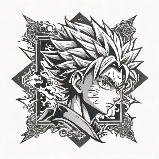 anime hunter x hunter killua gon tattoo design idea