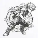 anime hunter x hunter tattoo design idea
