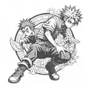 anime hunter x hunter tattoo design idea
