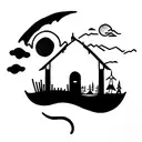 Studio ghibli tattoo design idea