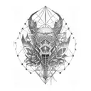 steampunk tattoo design idea