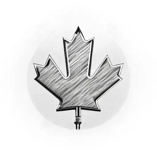 Team Canada vintage microphone  tattoo design idea
