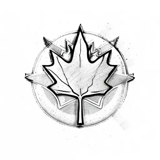 Team Canada disc jockey tattoo design idea