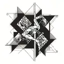 numbers, pole dancing tattoo design idea