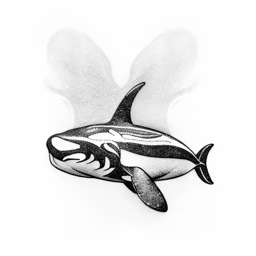 Orca tattoo design idea