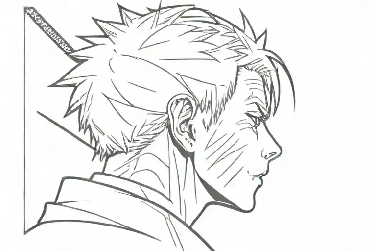 Jujutsu Kaisen Choso Face tattoo design idea