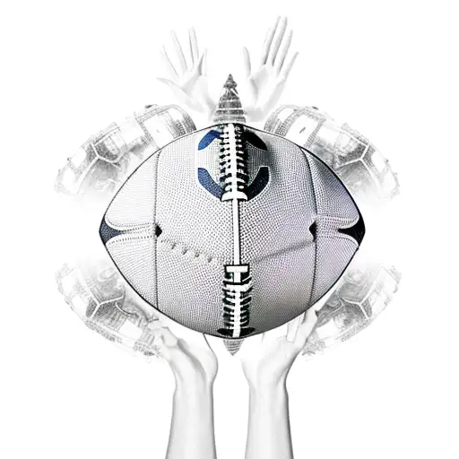 apocalypse with football stadium tattoo design idea