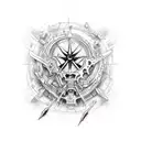 post apocalypse tattoo design idea