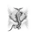 pegasus tattoo design idea