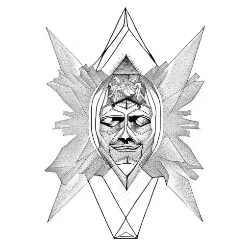 falling icarus  tattoo design idea