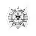 falling icarus  tattoo design idea