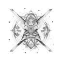 Gemini Constellation  tattoo design idea