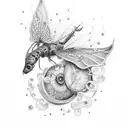 Firefly and Versailles tattoo design idea