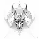Anubis tattoo design idea