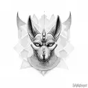 Anubis tattoo design idea