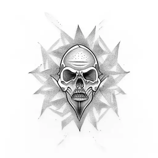 middle finger  tattoo design idea