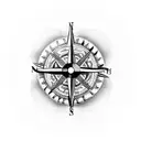 viking compass tattoo design idea